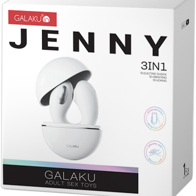 GALAKU JENNY 3-in-1 Electric Vibrating & Suction Stimulator with App Control