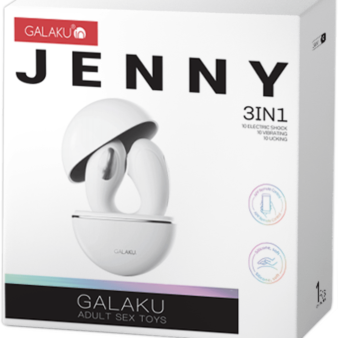 GALAKU JENNY 3-in-1 Electric Vibrating & Suction Stimulator with App Control