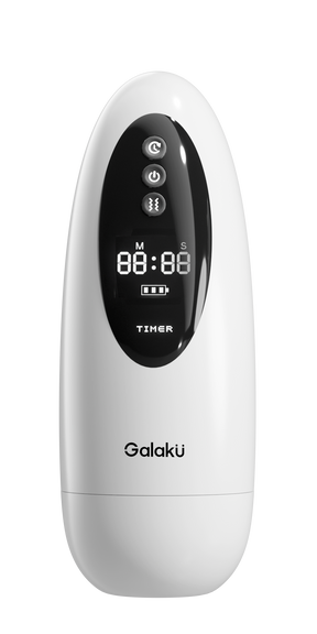 Galaku Timer AI Masturbator White | 10 Vibration Modes | APP Control Rechargeable Male Stroker
