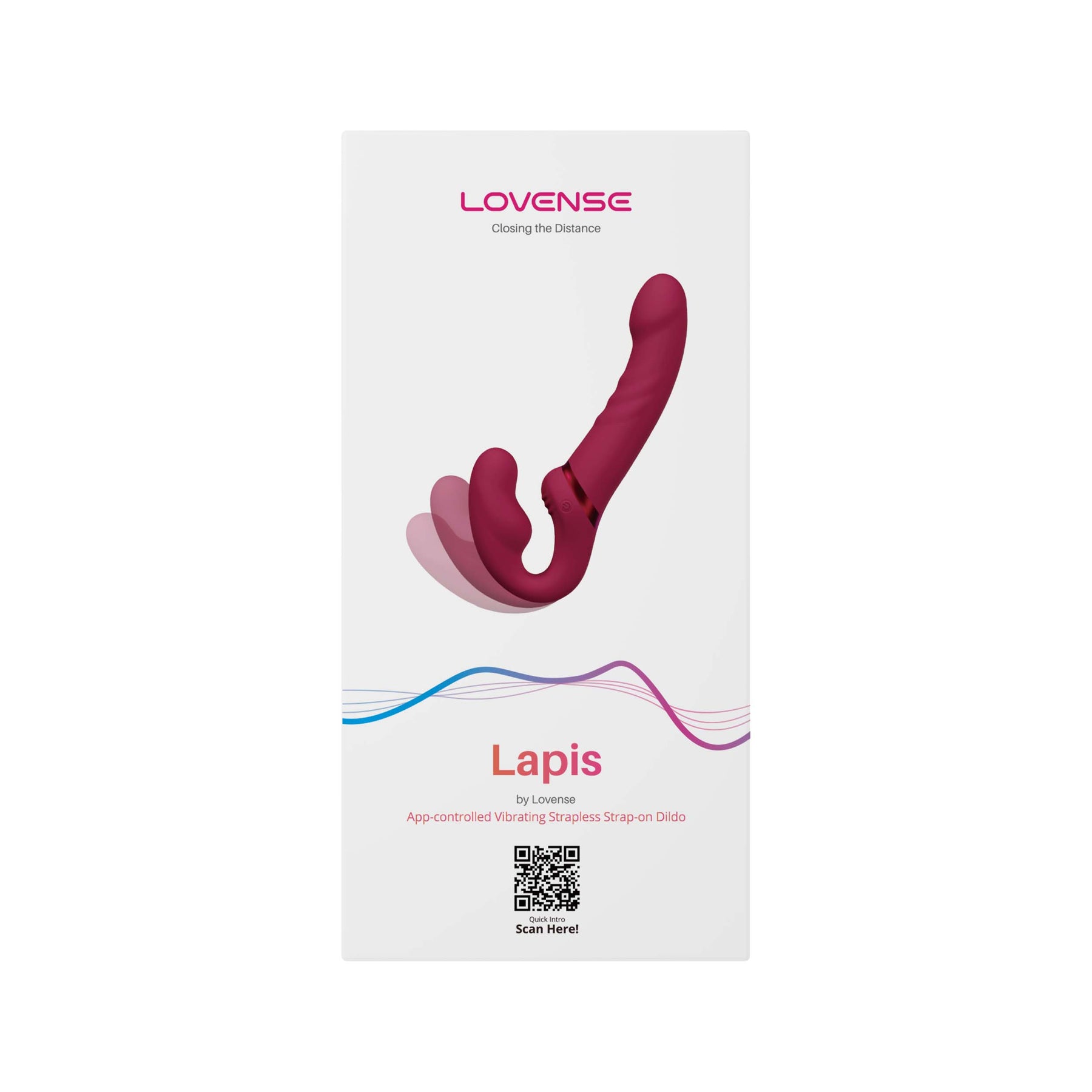 Lovense - Lapis App-Controlled Strapless Strap-On