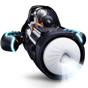 LETEN Super Power Human Cannonball Thrusting Suction Male Masturbator For Him