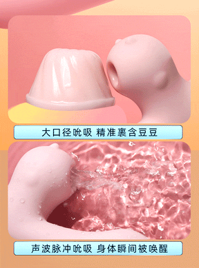 Galaku Mirro Mini Vibrator Powerful Vibration and Suction with Warming Function 迷你振动器 强劲振动和吸力 带加热功能