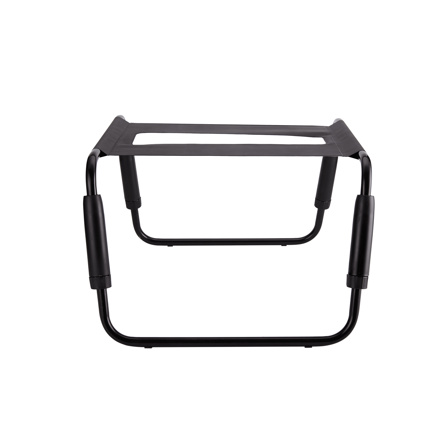 Roomfun Waterproof Ergonomic Intimate Support Chair with Armrests – Adjustable Height Heavy Duty Positioning Frame (Model YDA-013, Black)