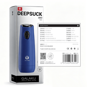 Galaku Undertow AI Suction Masturbator – White | 10 Vibration + 10 Suction | Heating Base | APP Control