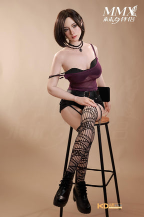MMX Doll Full  Silicone Companion Doll, 165cm - Type B, Mengqi (with partial skin texture)