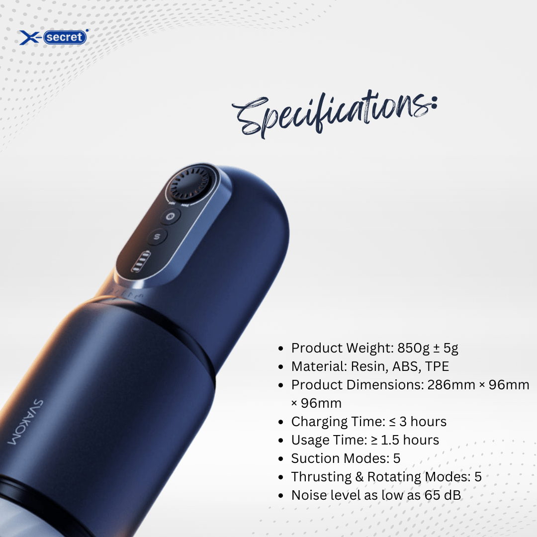SVAKOM Godwin – Galaxy Battleship Electric Masturbator for Men Rotation, Suction & Thrusting
