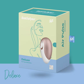 Satisfyer Deluxe Air Pulse Clitoral Stimulator | 11 Intensities | Waterproof & Rechargeable  女性气压脉冲阴蒂刺激器｜11档强度