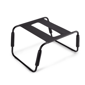 Roomfun Waterproof Ergonomic Intimate Support Chair with Armrests – Adjustable Height Heavy Duty Positioning Frame (Model YDA-013, Black)