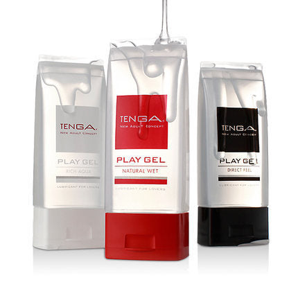 TENGA Men's PLAY GEL Lubricant Personal Massage Gel for Masturbation & Couples