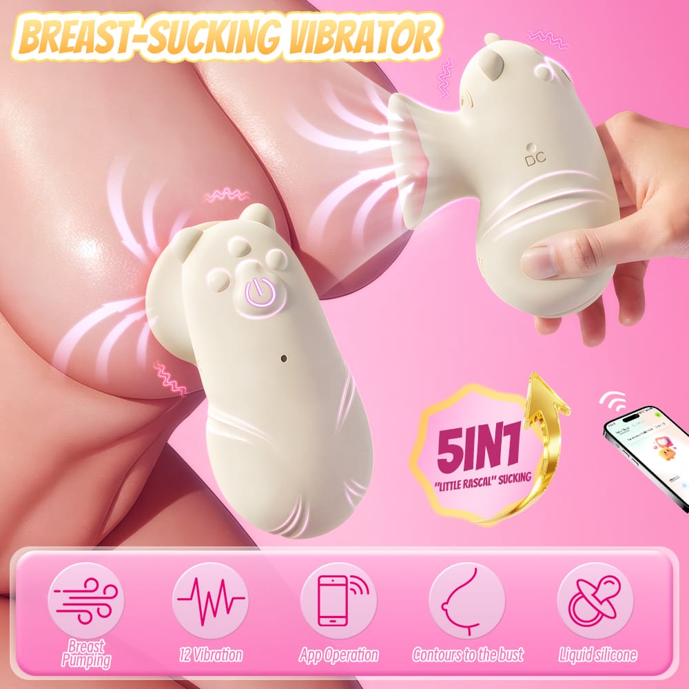 YEAIN Little Rascals Breast-Sucking Vibrator