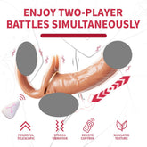 Yeain Dual Dildo With Strap 360 Rotation / Thrusting Dildo With Remote Vibration For Her