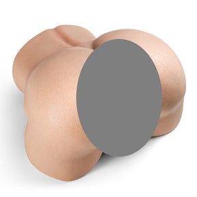 Huo Yu Xin 11LB Soft Liquid Silicone Realistic Hip Torso Dual-Channel Male Masturbator