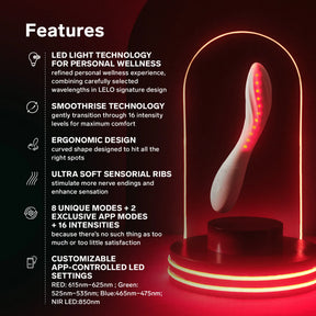 LELO MONA™ Spectra – Red Light intimate wellness massager
