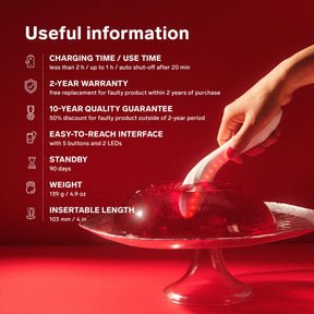 LELO MONA™ Spectra – Red Light intimate wellness massager