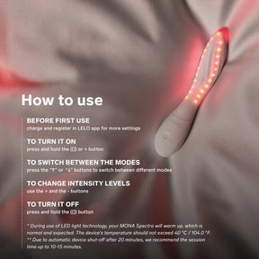 LELO MONA™ Spectra – Red Light intimate wellness massager