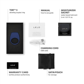 LELO TOR 3 Vibrating Couples Ring  Waterproof & Rechargeable