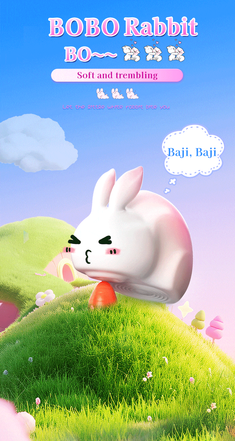 夜樱啵啵兔 无线吮吸震动蛋｜女性按摩器｜Yeing Bobo Rabbit Suction Vibrating Egg