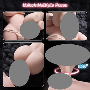 Lin Wen Shu Full Silicone Lower Body Doll – 7.6KG | TPE Skin-Like Material
