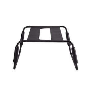 Roomfun Waterproof Ergonomic Intimate Support Chair with Armrests – Adjustable Height Heavy Duty Positioning Frame (Model YDA-013, Black)