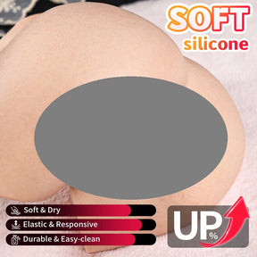 Huo Yu Xin 11LB Soft Liquid Silicone Realistic Hip Torso Dual-Channel Male Masturbator
