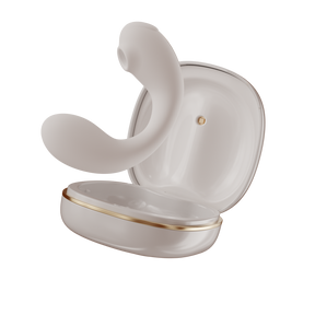 Galaku Meteora Case 3-in-1 Suction & Vibration with UV Sanitizing – AI Version, White