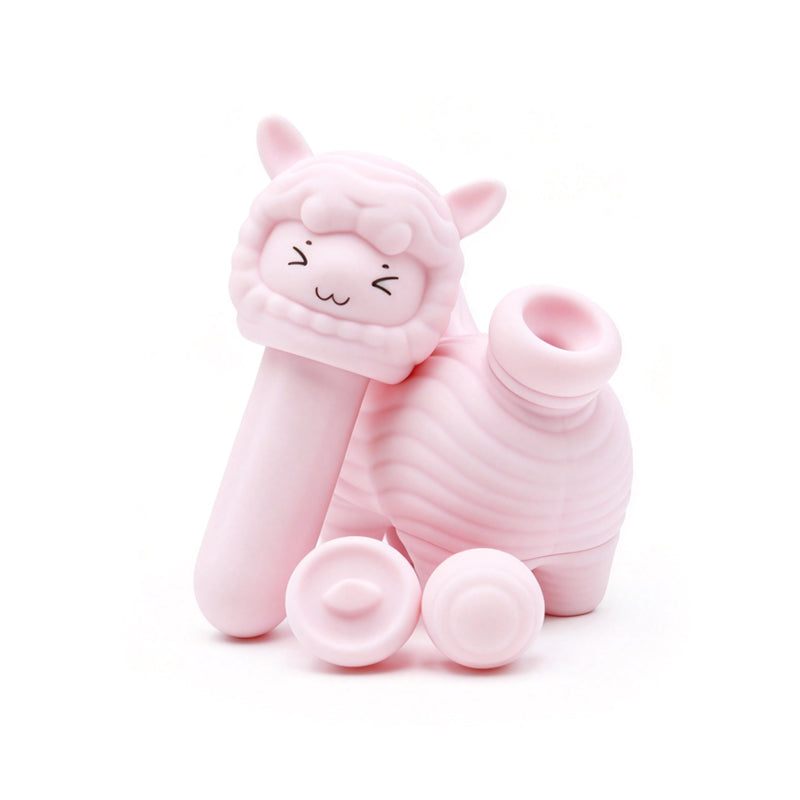 LOVETIDE Xi Miemie Cute Alpaca Dual-Function Suction & Vibration Massager