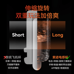 LOCKINK Smart Electric Male Masturbator Cup – App Control, Multi-Speed Vibration, Telescopic Rotation & Micro Pulse Stimulation
