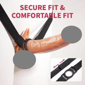 Yeain Dual Dildo With Strap 360 Rotation / Thrusting Dildo With Remote Vibration For Her