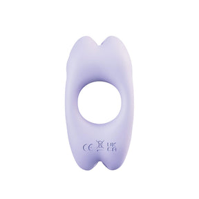 Rabbit Dual Motor Vibrating Ring for Couples – Waterproof Silicone Rabbit Ring (Black, Purple, Light Purple)