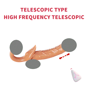Yeain Dual Dildo With Strap 360 Rotation / Thrusting Dildo With Remote Vibration For Her