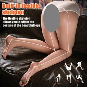 Su Wan Jing Xiang Realistic Silicone Full Legs & Hip Model – Dual Hole with Movable Joints 21.6KG