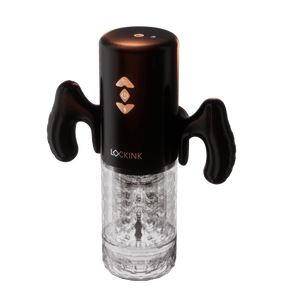 LOCKINK Smart Electric Male Masturbator Cup – App Control, Multi-Speed Vibration, Telescopic Rotation & Micro Pulse Stimulation