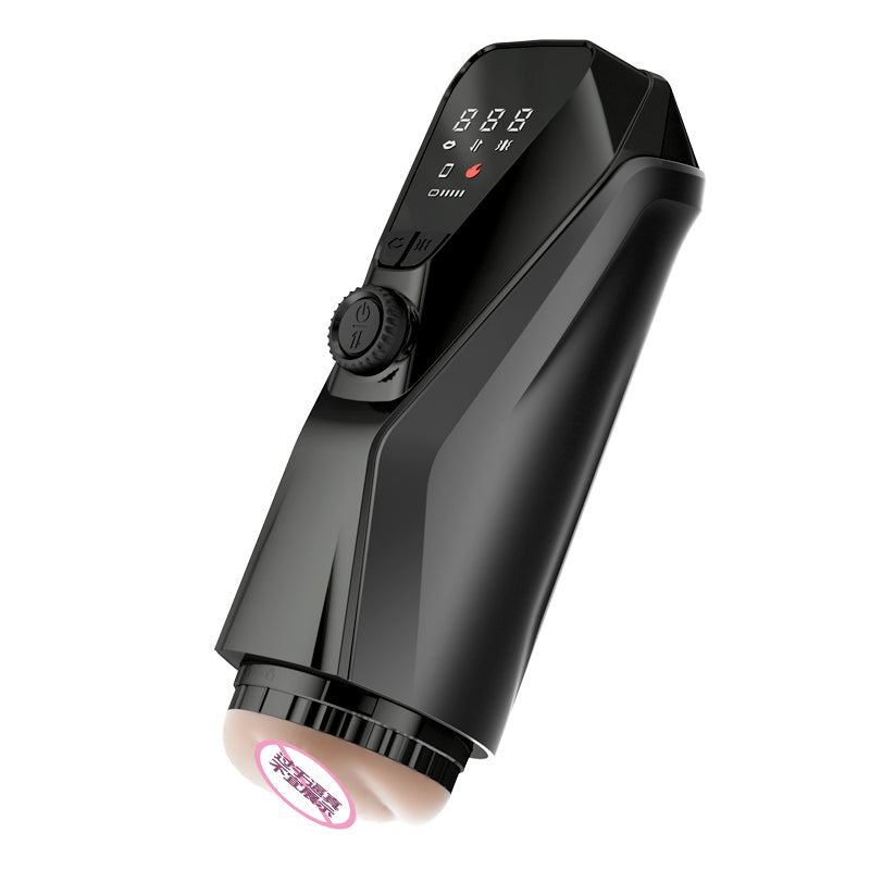 X Knight AI Aircraft Cup – App-Controlled Thrusting, Vibrating & Suction Male Masturbator with Heating