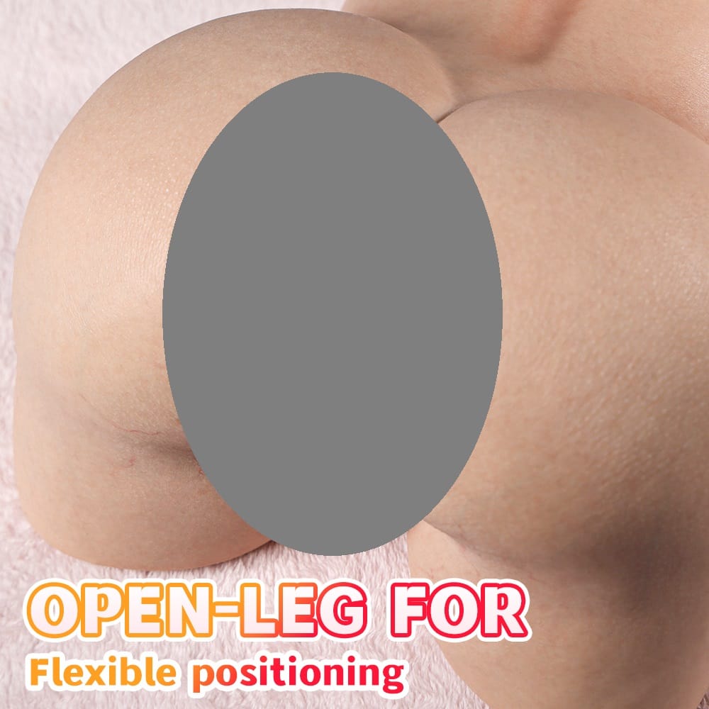 Huo Yu Xin 11LB Soft Liquid Silicone Realistic Hip Torso Dual-Channel Male Masturbator
