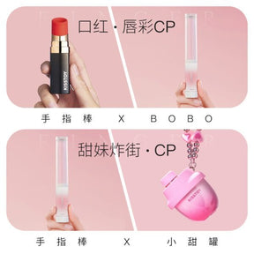 Kisstoy Pop Cherry Finger Rice Stick Lipstick Vibrator