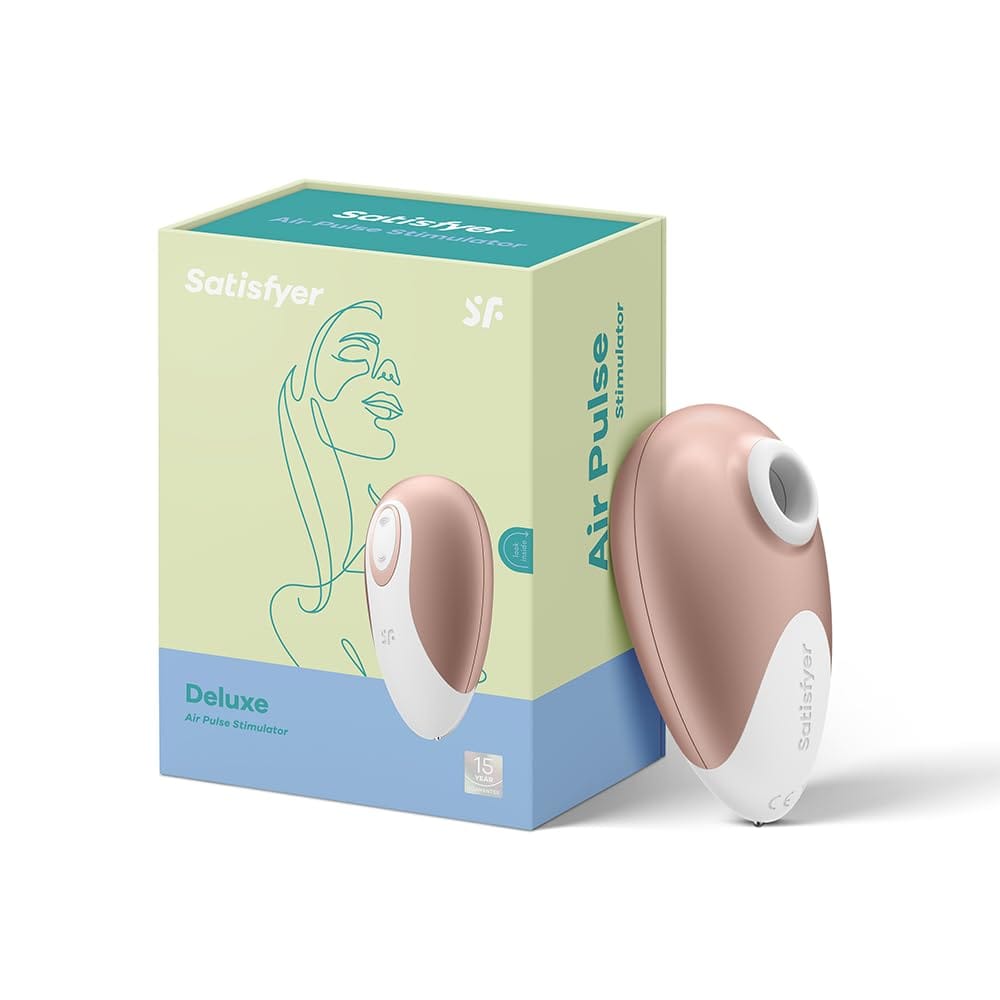 Satisfyer Deluxe Air Pulse Clitoral Stimulator | 11 Intensities | Waterproof & Rechargeable  女性气压脉冲阴蒂刺激器｜11档强度