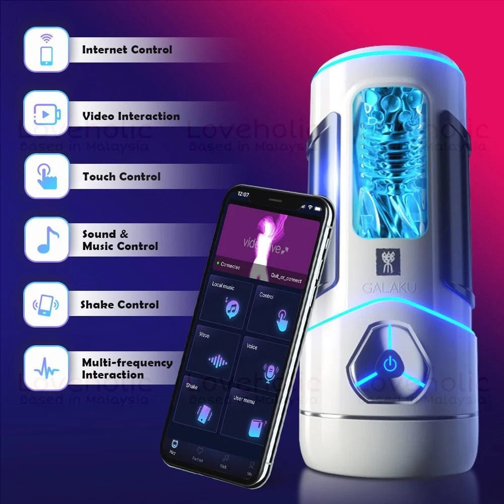 Galaku Phantom X AI App control masturbator