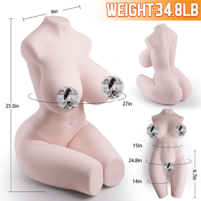 Toysheart WENDY Soft Liquid Boobs Upgraded Skin Material Inbuilt Skeleton For Him 12KG软体液态胸部内置骨架半身人偶