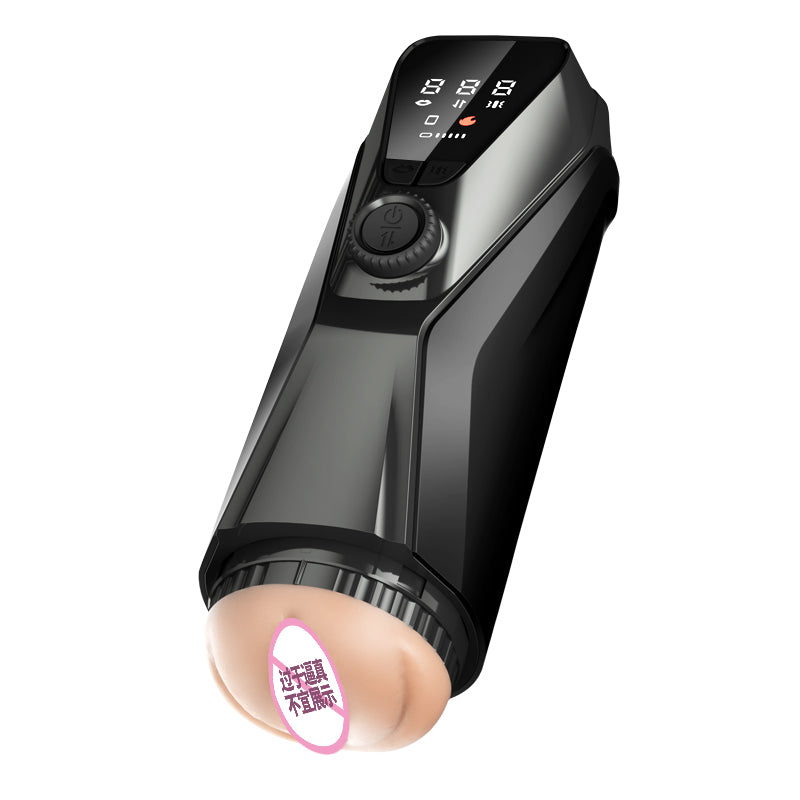 X Knight AI Aircraft Cup – App-Controlled Thrusting, Vibrating & Suction Male Masturbator with Heating