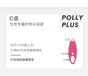 Kiss Toy Polly Plus 2nd Generation Female Oral Sex Strong Suction Rechargeable Heating Vibrator