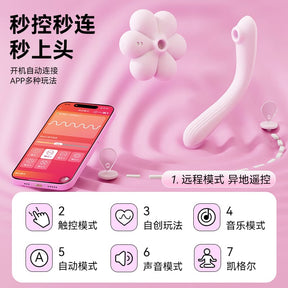 SVAKOM App-Control Wearable Heating Clitoral Suction & Flexible Vibrator Set