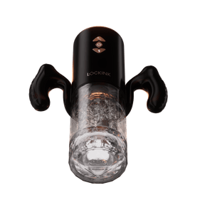 LOCKINK Smart Electric Male Masturbator Cup – App Control, Multi-Speed Vibration, Telescopic Rotation & Micro Pulse Stimulation