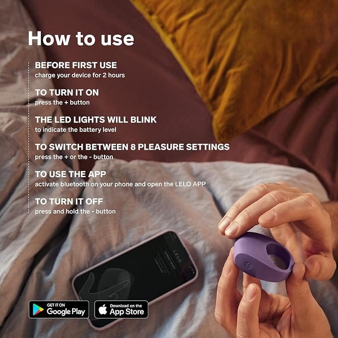 LELO TOR 3 Vibrating Couples Ring  Waterproof & Rechargeable