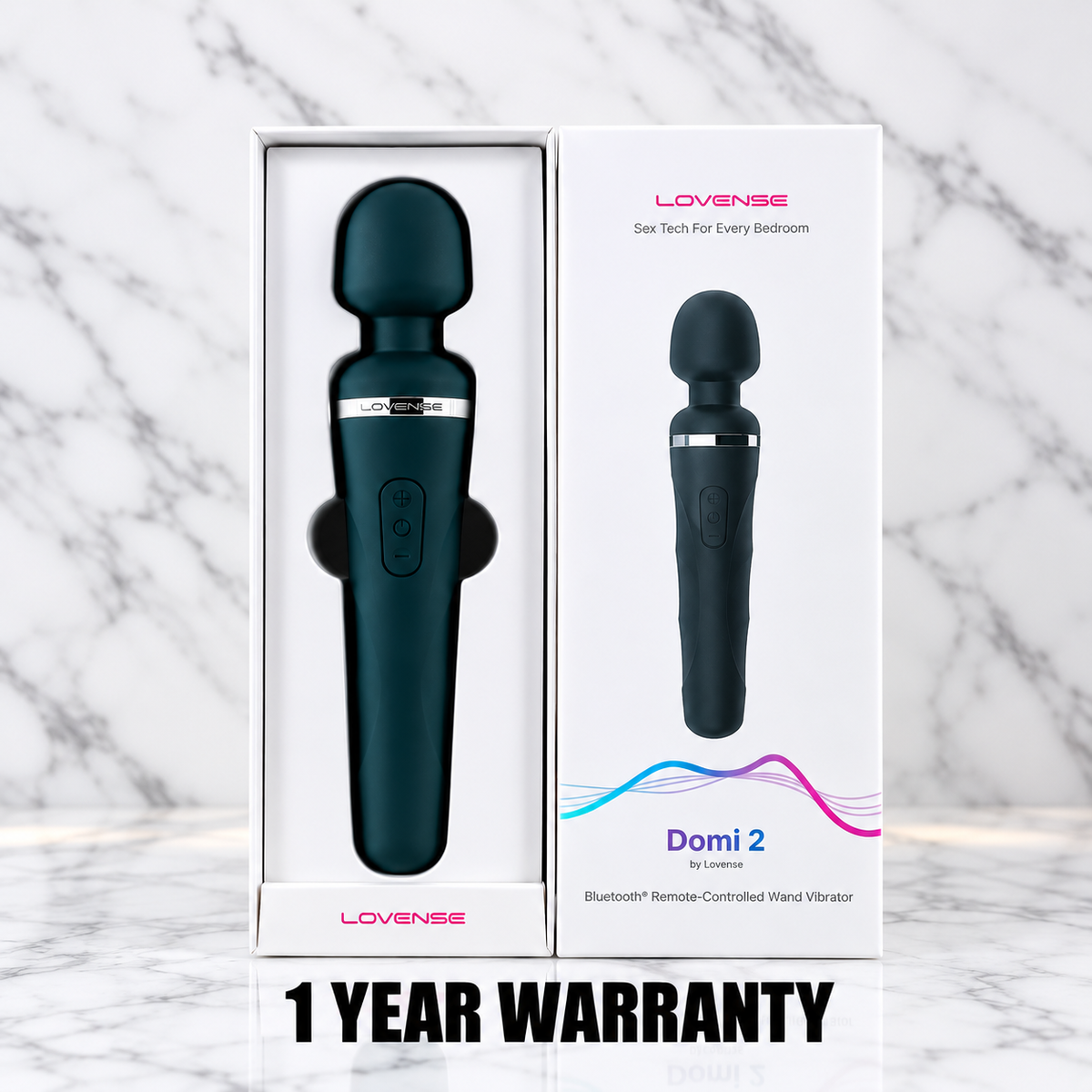 Lovense - Domi Wand 2 App Controlled Super Powerful Mini Wand