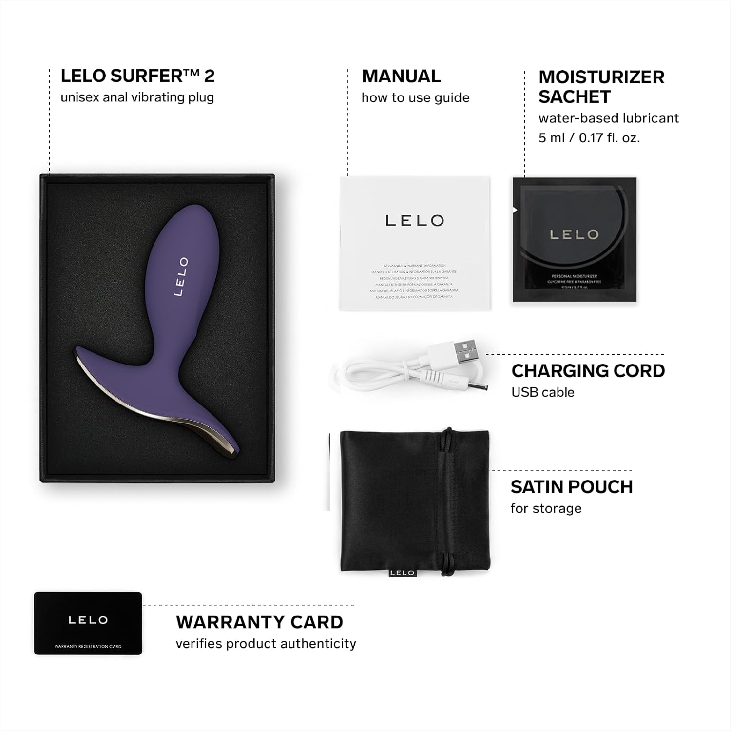 LELO SURFER™ 2 App-Controlled Vibrating
