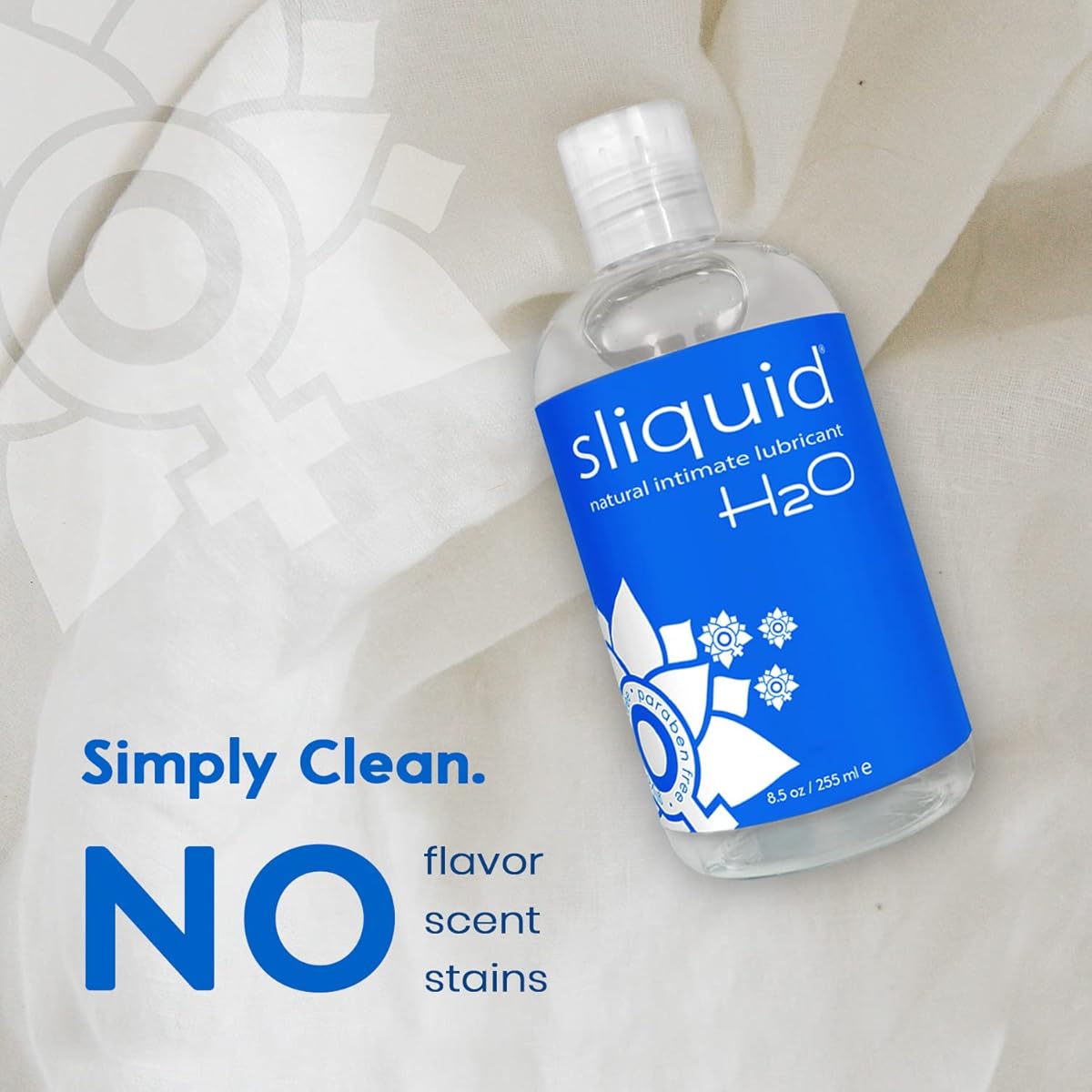 Sliquid - H20 Intimate Lube Glycerine & Paraben Free Vegan Personal lubricant