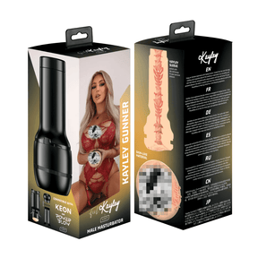 Kiiroo Feel Stroker - Kayley Gunner Male Masturbator 手淫器 - 凯莉·冈纳