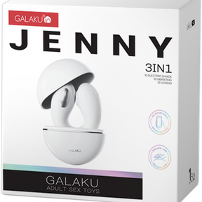GALAKU JENNY 3-in-1 Electric Vibrating & Suction Stimulator with App Control