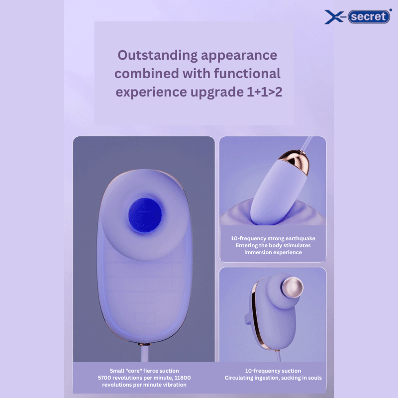 Galaku Magic Cube Vibration Suction 2 in 1 Vibrator With App Long Distance