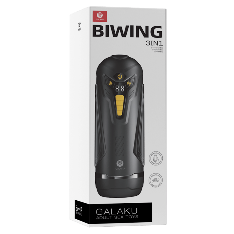 GALAKU BIWING 3-in-1 Smart Automatic Masturbator